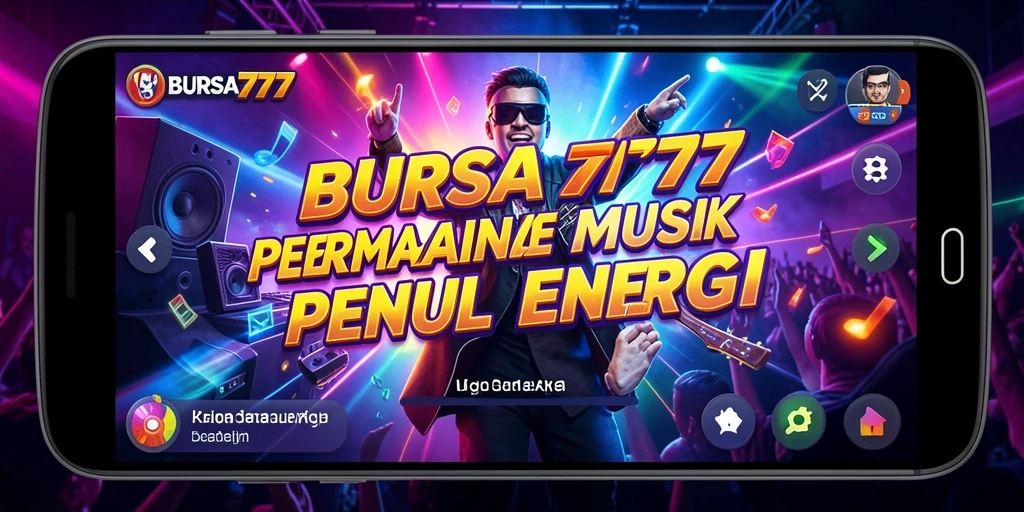Tampilan gameplay BURSA777 yang menampilkan keseruan bermain musik.