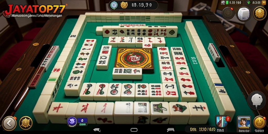 Tampilan gameplay Mahjong yang menantang dan menarik di JAYATOP77.