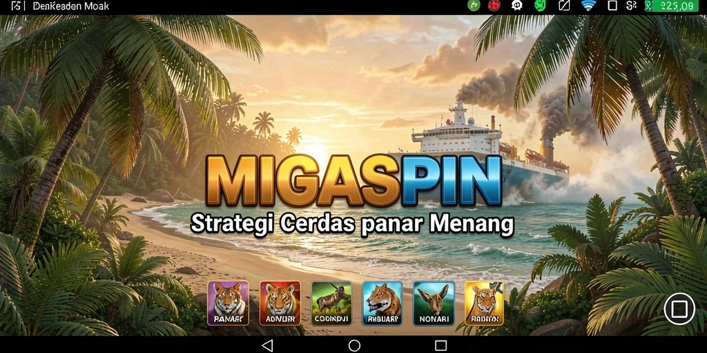 Tampilan screenshot dari gameplay MIGASPIN yang seru dan strategis.