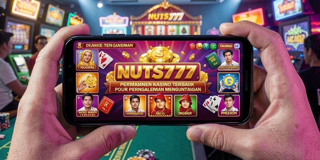Tampilan menarik dari gameplay Kasino NUTS777 yang mengasyikkan.