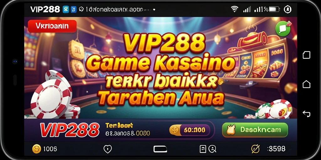 Tampilan layar permainan Kasino yang mengasyikkan dan interaktif.