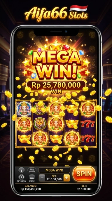 Screenshot antarmuka utama aplikasi aifa66.